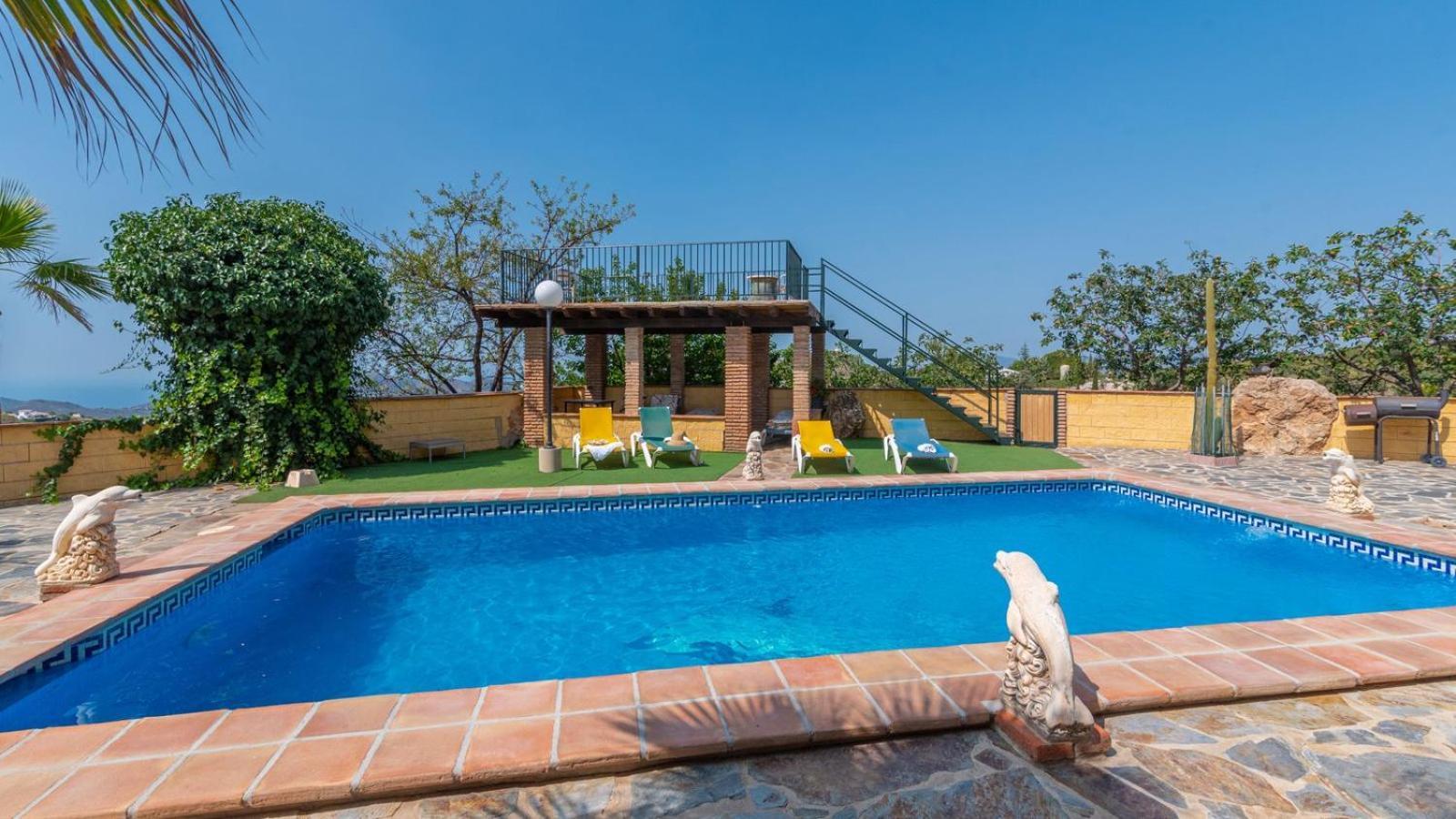 Villa Paraiso Andaluz Sedella By Ruralidays Екстериор снимка